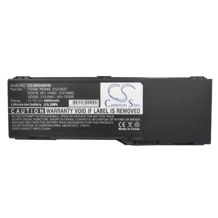 Batteri til bærbar PC for DELL Latitude 131L, Inspiron 1501, Inspiron E1505 og andre.