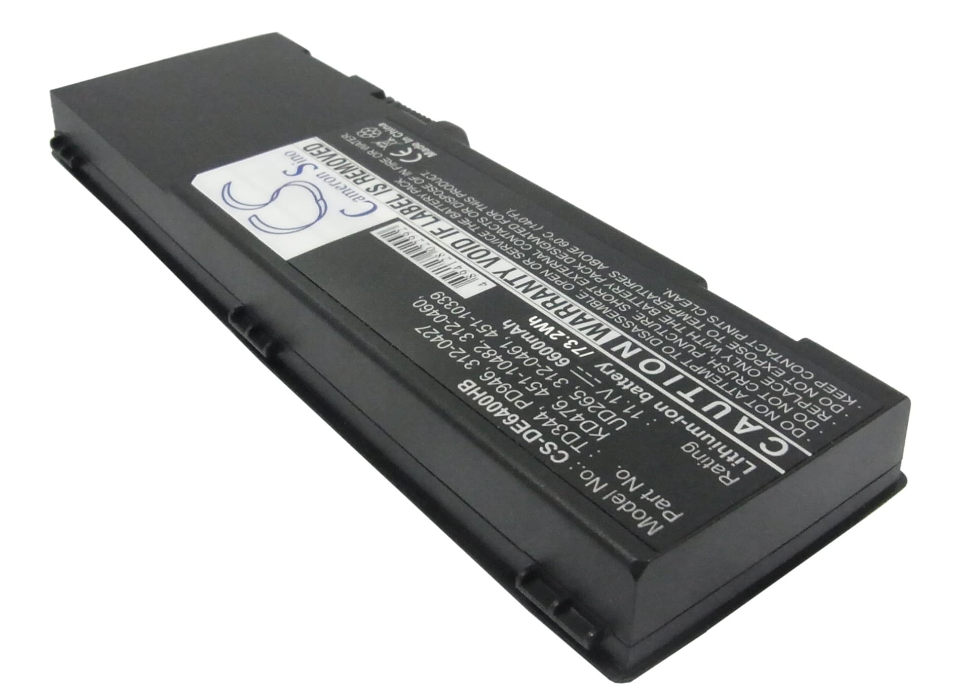 Batteri til bærbar PC for DELL Latitude 131L, Inspiron 1501, Inspiron E1505 og andre.