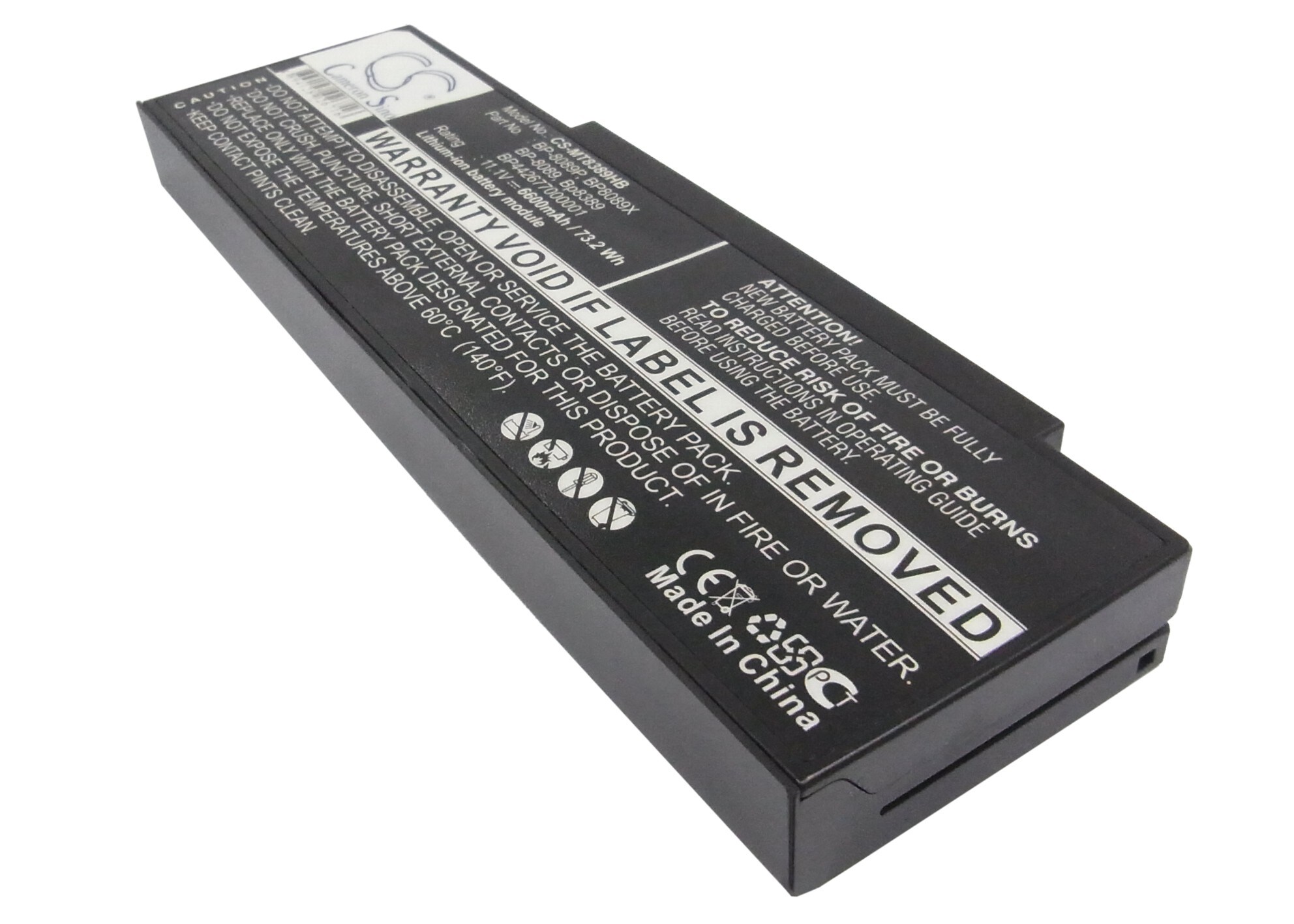 Batteri til bærbar PC for Mitac MiNote 8889, MiNote 8389, MiNote 8089 og andre.