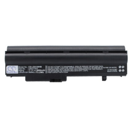 Batteri til bærbar PC for LG X120, X120-L.C7B1A9, X120-L.C7L1A9 og andre.