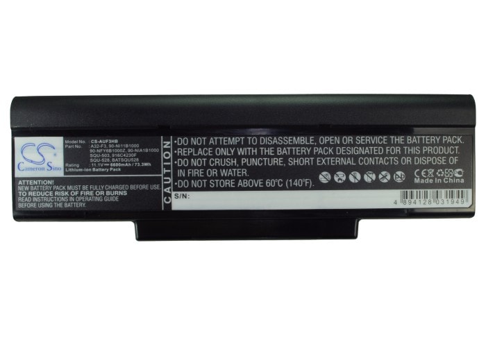 Batteri til bærbar PC for MSI EX600, M655, M660 osv.