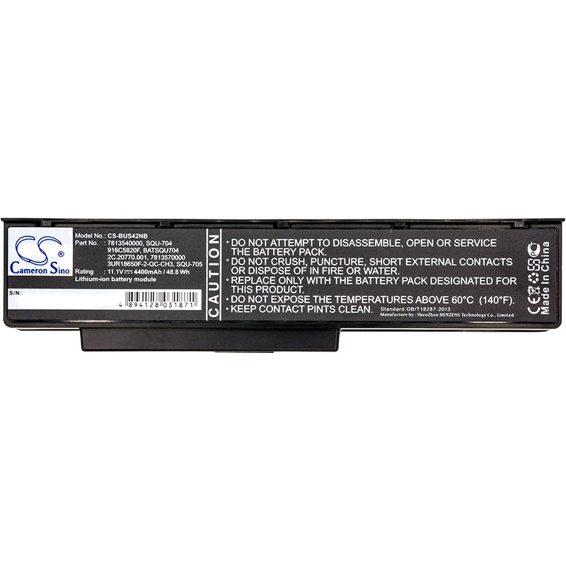 Batteri til bærbar PC for Packard Bell EasyNote MH35, EasyNote MH36 og andre.