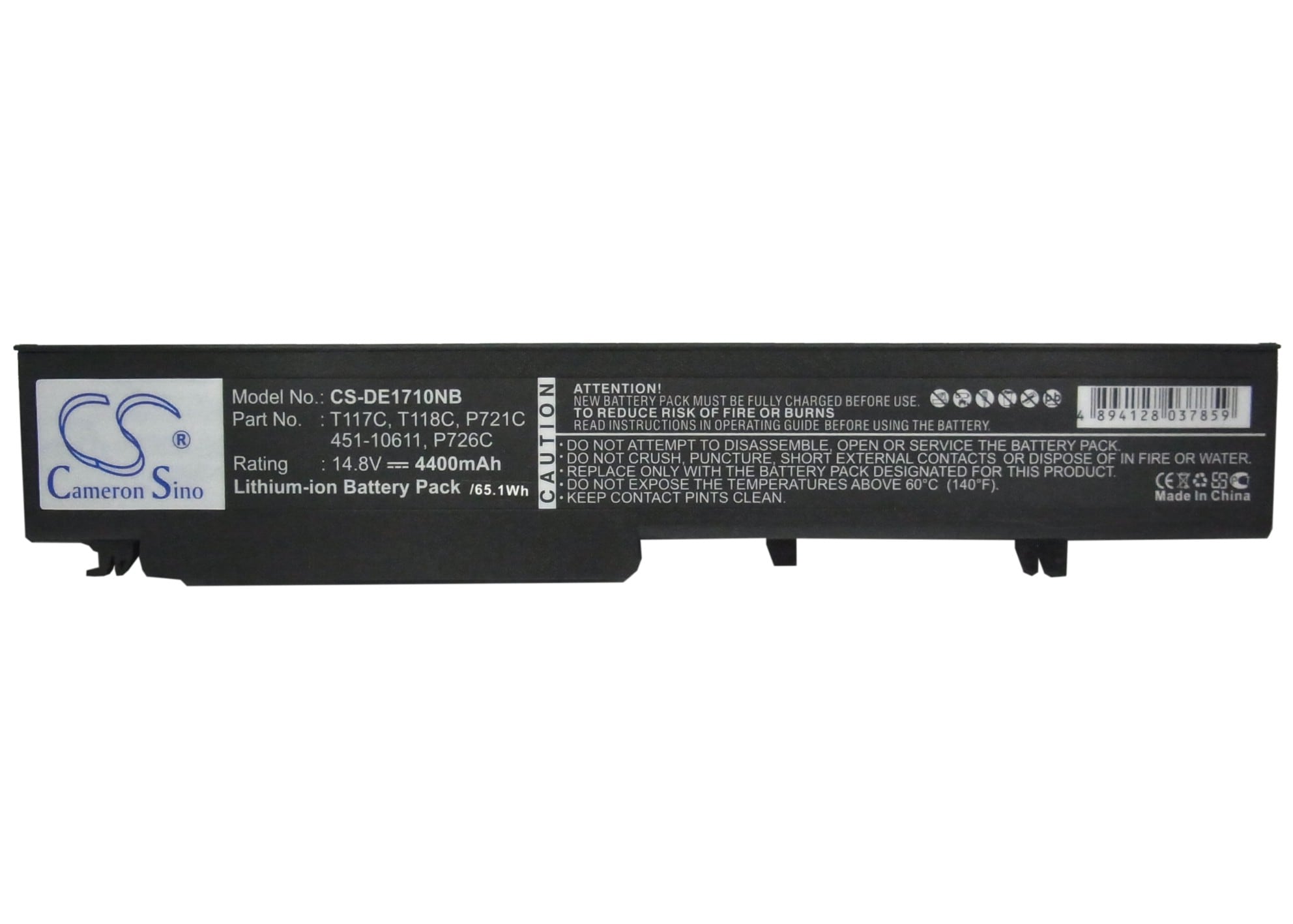 Batteri til bærbar PC for DELL Vostro 1710, Vostro 1720