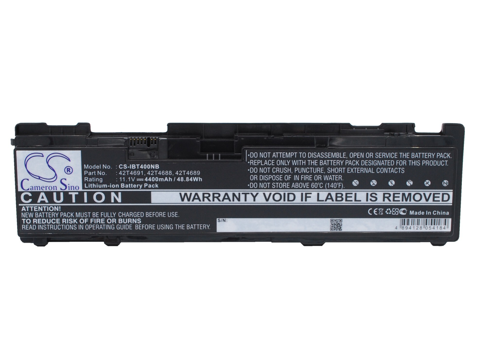 Batteri til bærbar PC for Lenovo ThinkPad T400s, ThinkPad T400s 2801 og andre.