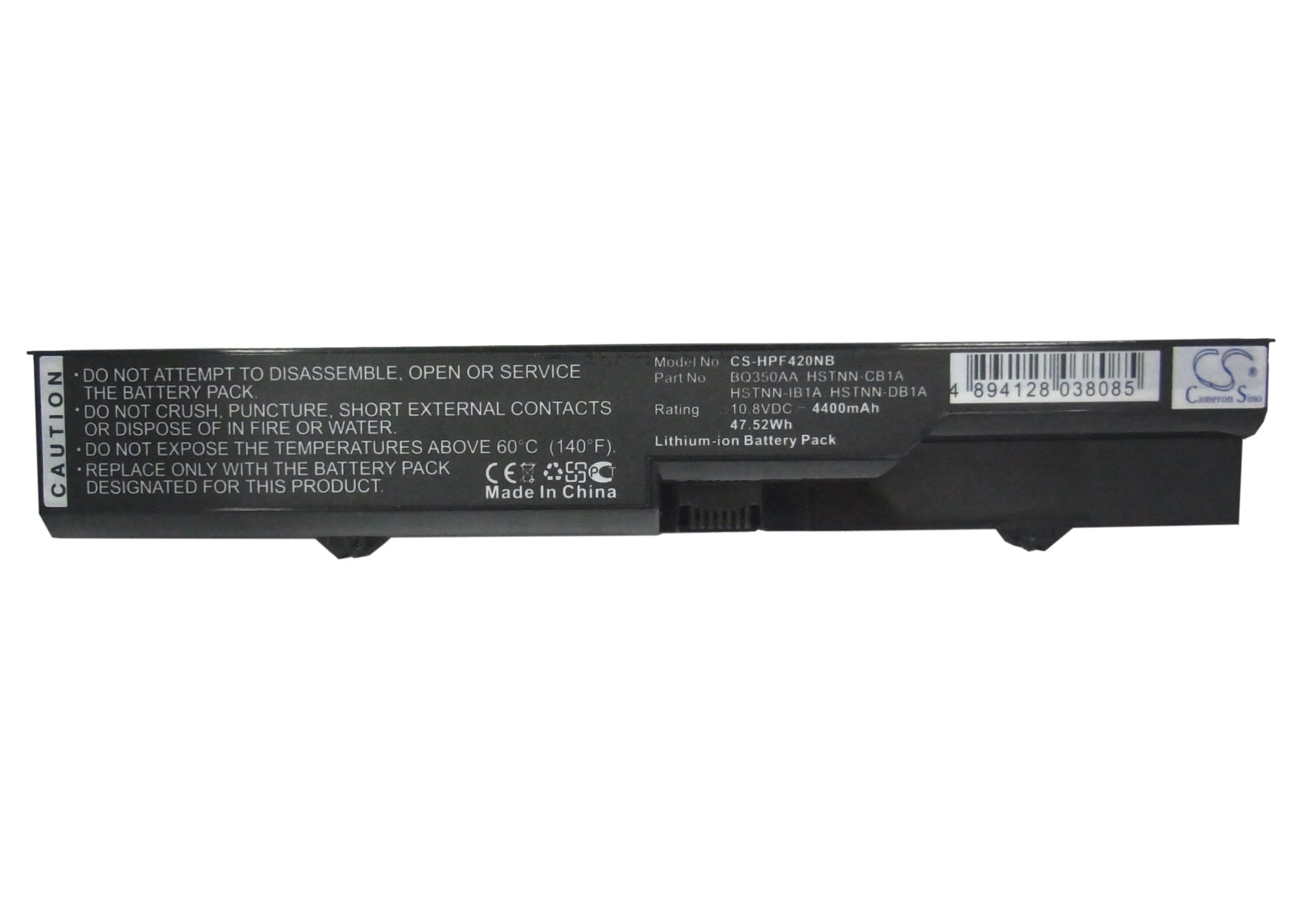 Batteri til bærbar PC for HP 420, 425, 4320t osv.