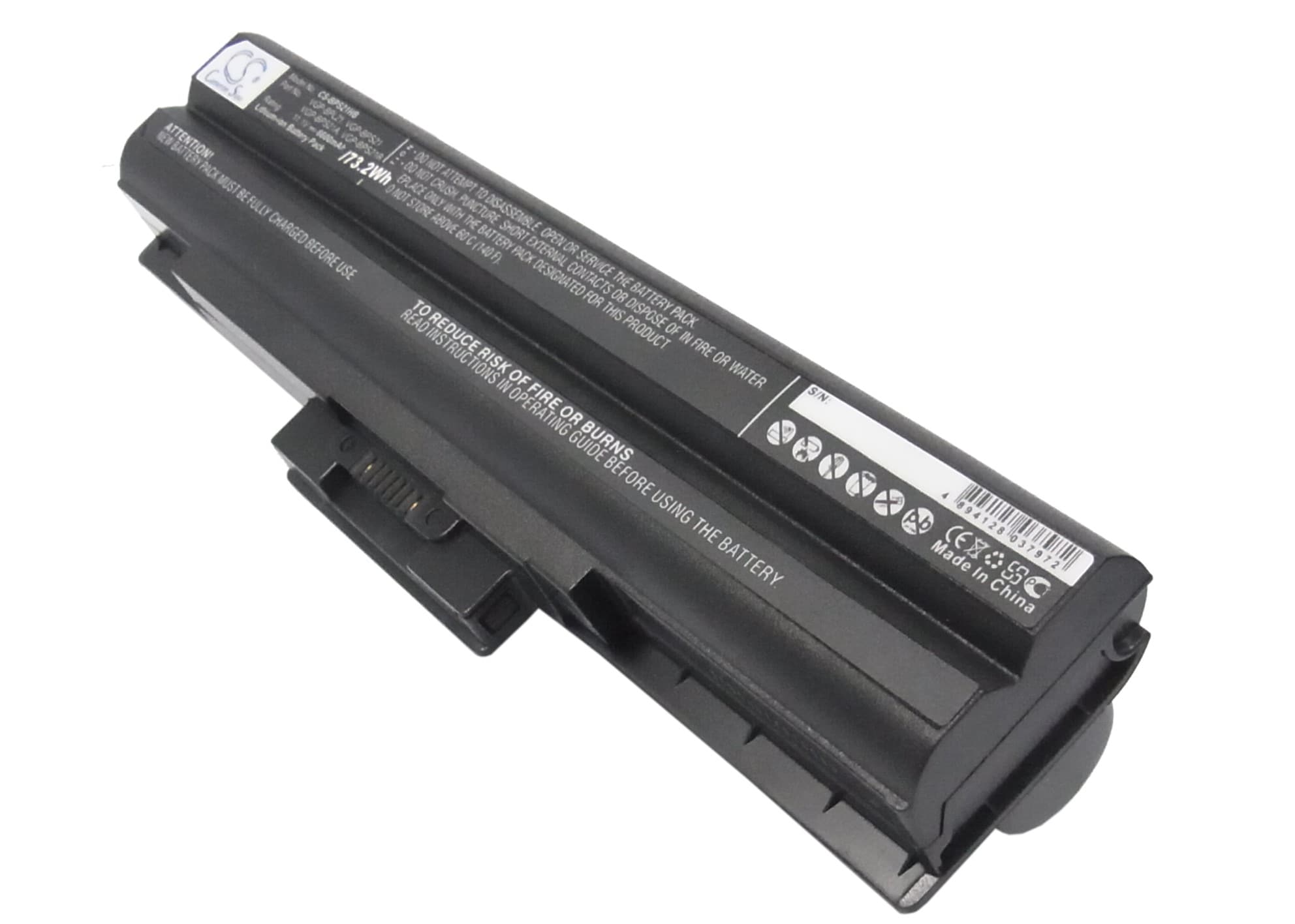 Batteri til bærbar PC for Sony VAIO VGN-AW41JF, VAIO VGN-AW41MF og andre.