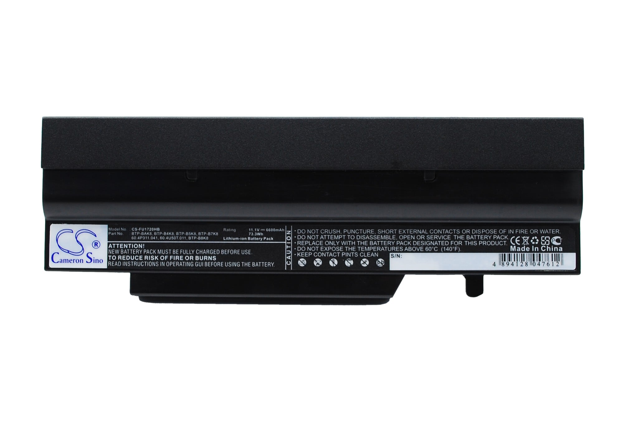 Batteri til bærbar PC for Fujitsu Amilo Pro V3405, Amilo Pro V3505 og andre.