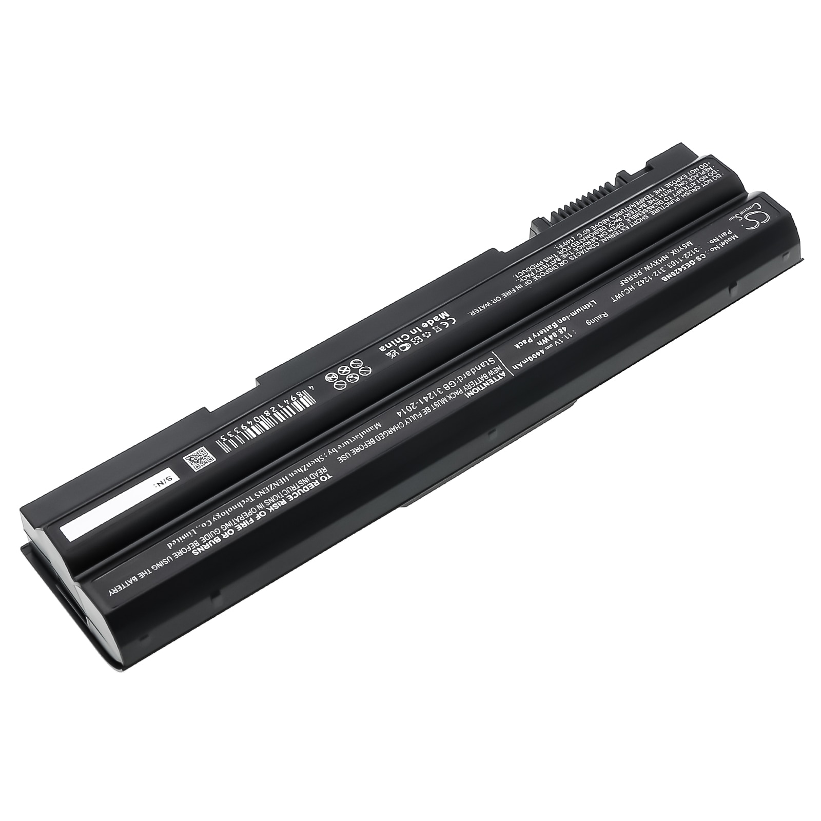 Batteri til bærbar PC for DELL Latitude E5420, Latitude E5520 og andre