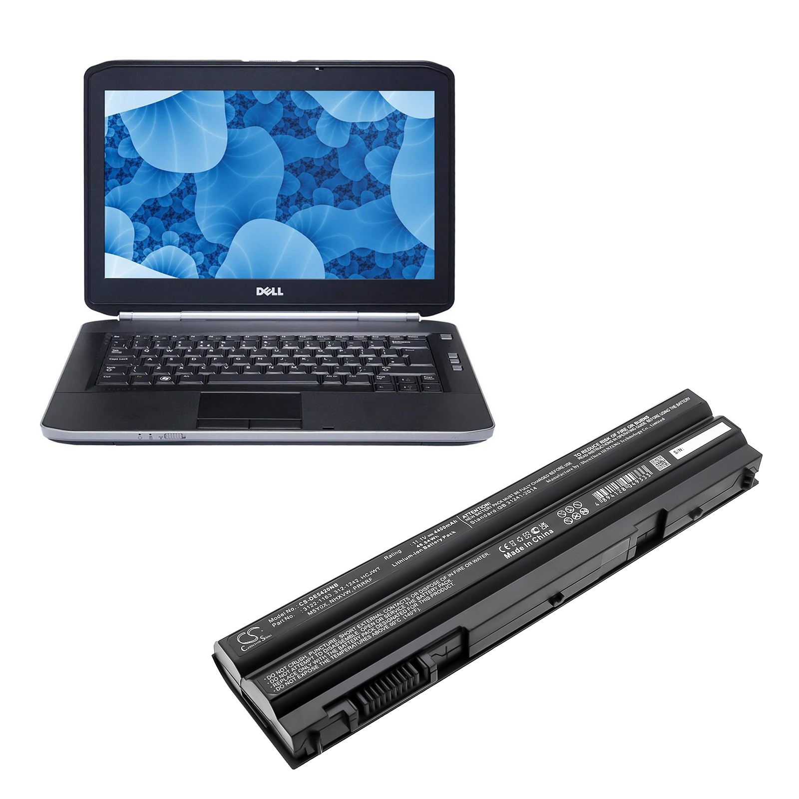 Batteri til bærbar PC for DELL Latitude E5420, Latitude E5520 og andre