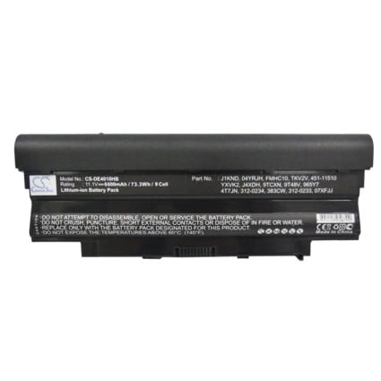 Batteri til bærbar PC for DELL Inspiron 13R, Inspiron 13R N3010 og andre.