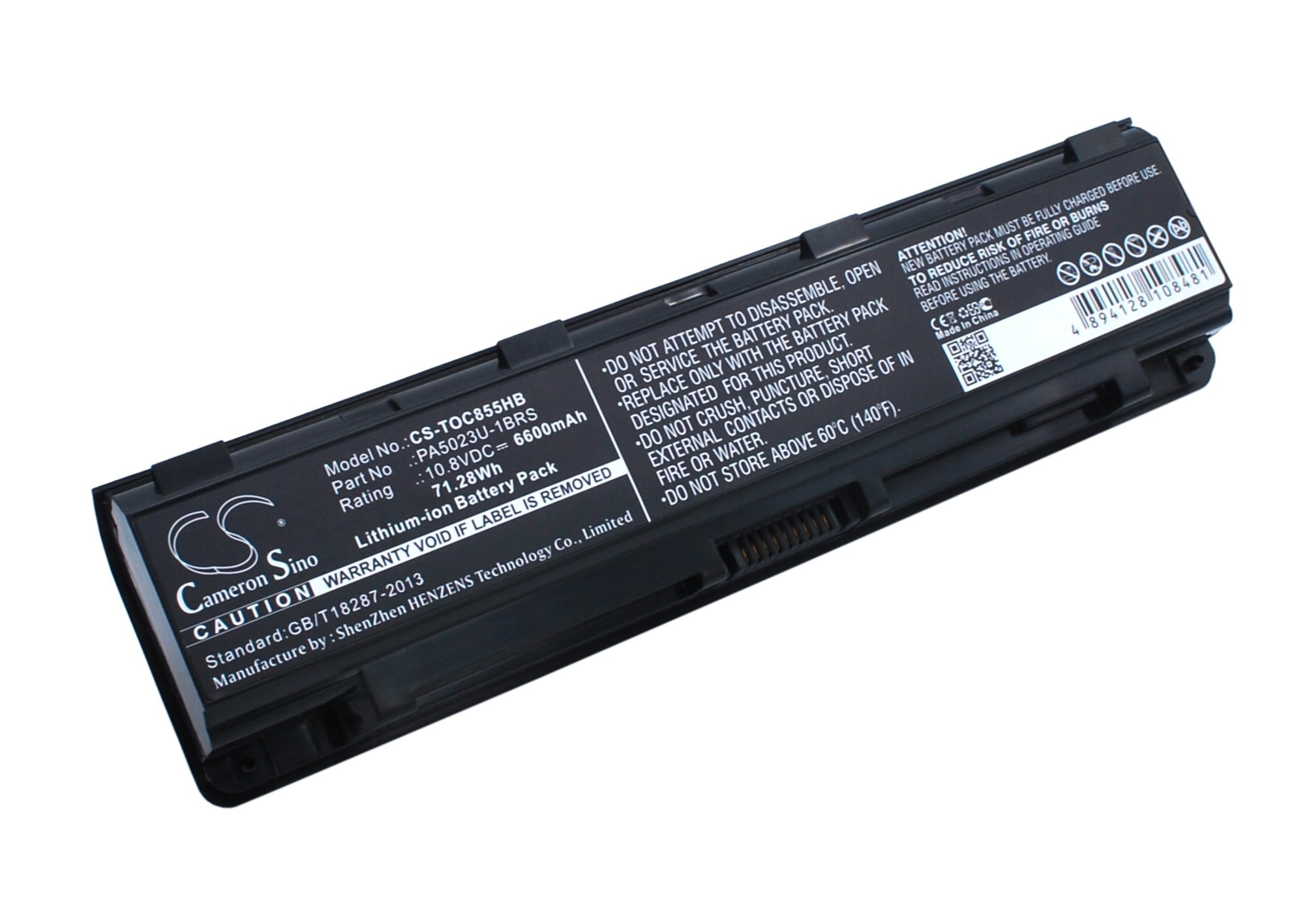 Batteri til bærbar PC for Toshiba Satellite C855, Satellite C855-10G og andre.