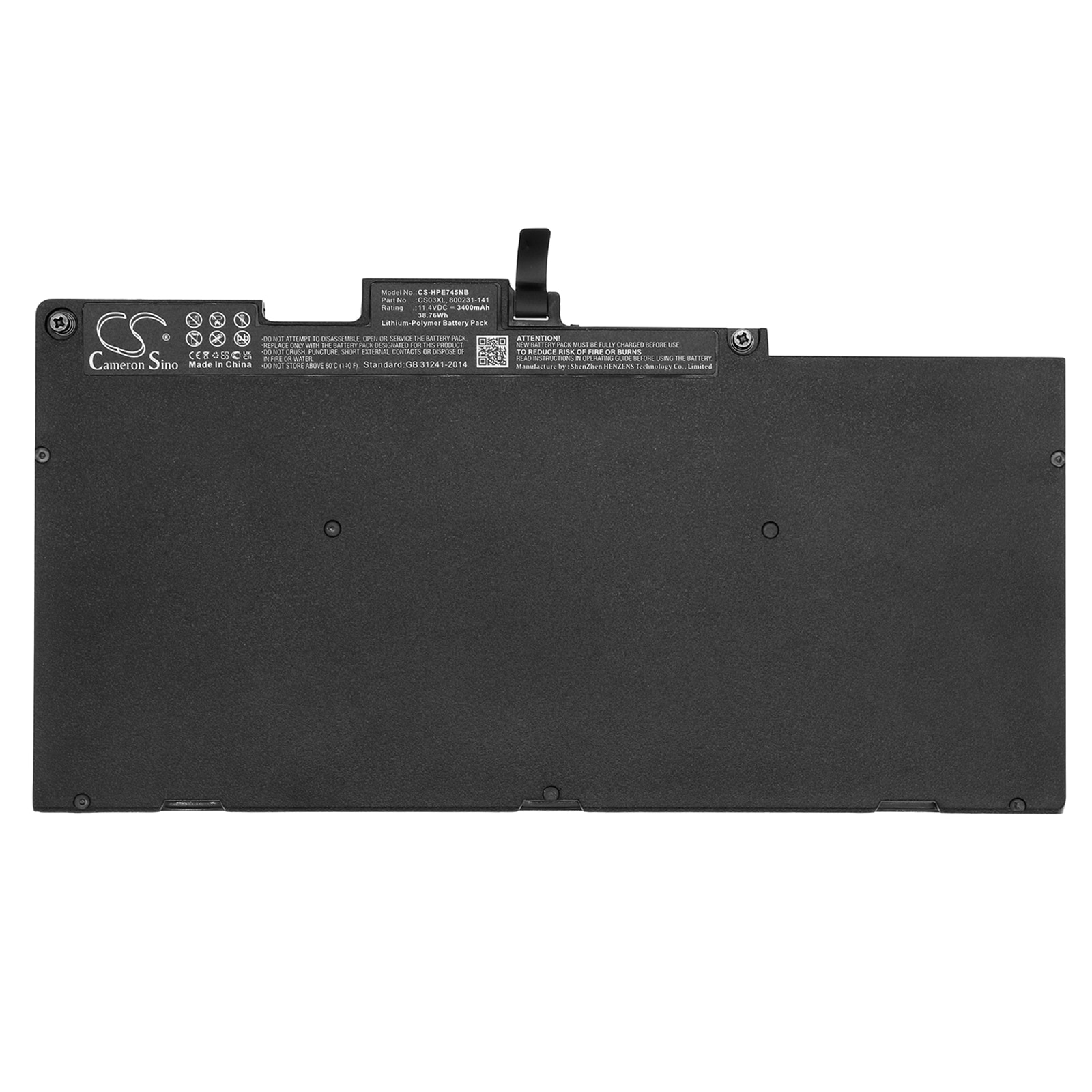 Batteri til HP EliteBook 745 G3 / 755 G3 – 3400 mAh Li-Polymer