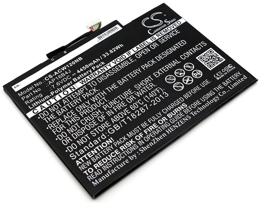 Batteri til bærbar PC for Acer Aspire Switch Alpha 12, SA5-271 og andre.