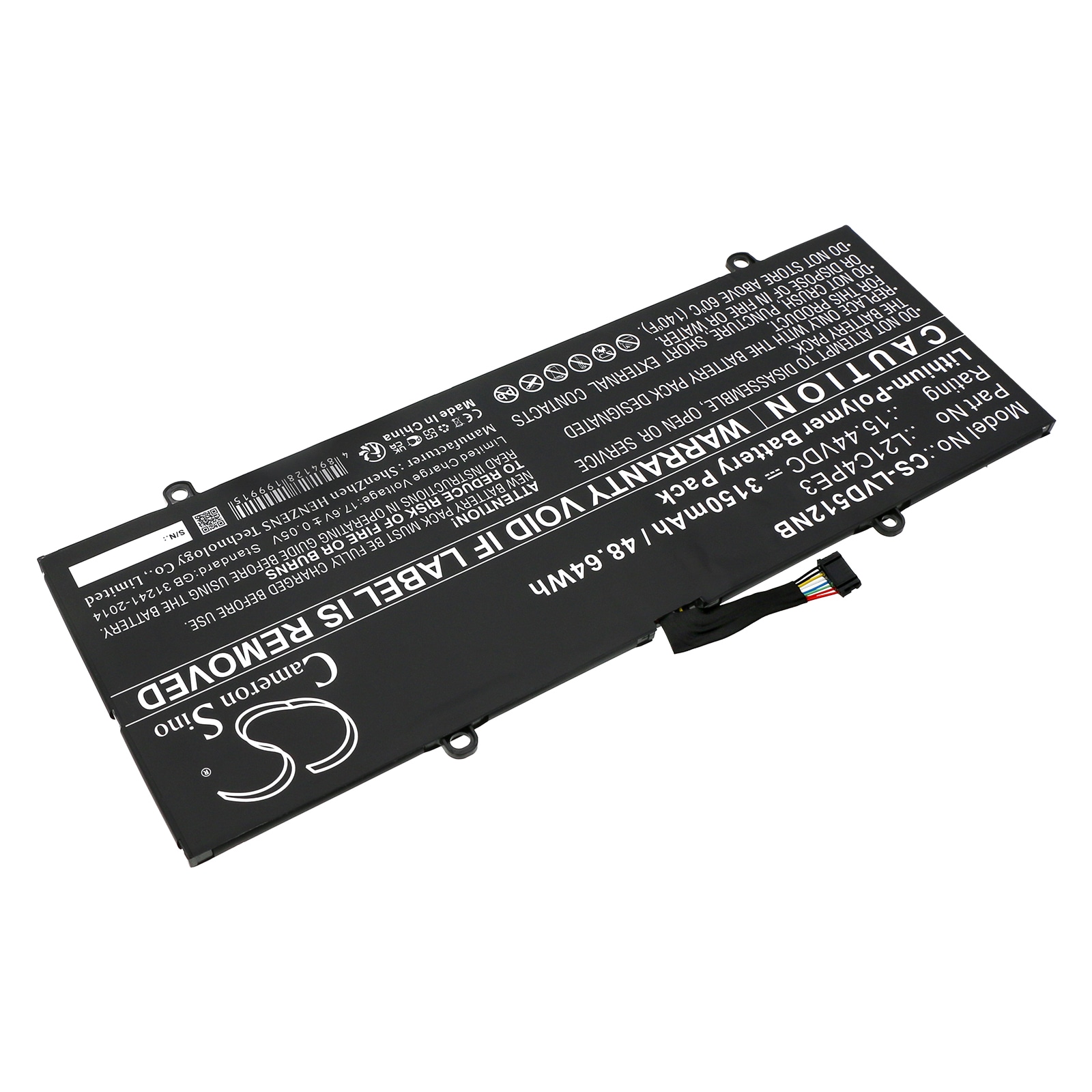 Batteri til bærbar PC for Lenovo IdeaPad Duet 5 12IRU8 83B3001HPH og andre.