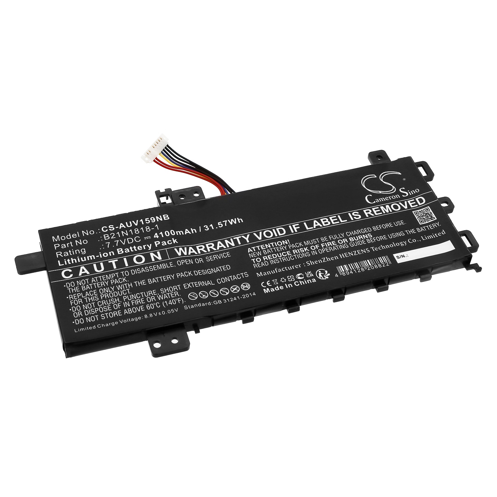 Batteri til bærbar PC for Asus VivoBook 15 X509UJ, VivoBook 15 X509MA og andre.