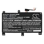 Batteri til bærbar PC for Asus TUF Gaming A17 FA706II-H7004T, TUF554GE-E4539 og andre.