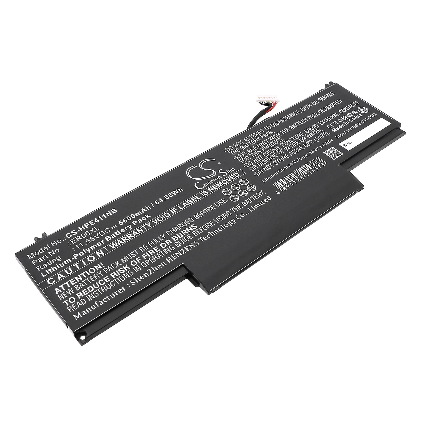 Batteri til bærbar PC for HP Elite x360 1040 G11, EliteBook 1040 G11