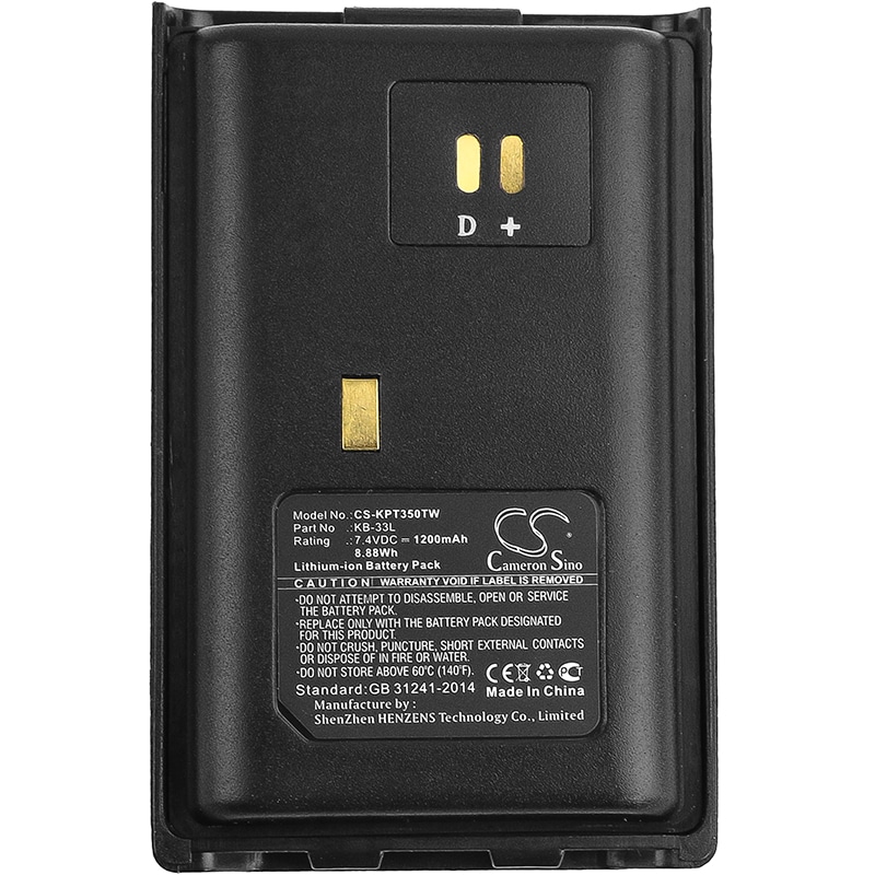 Batteri for Toveis-radio for Kirisun PT-3300, PT-3500, PT-3800