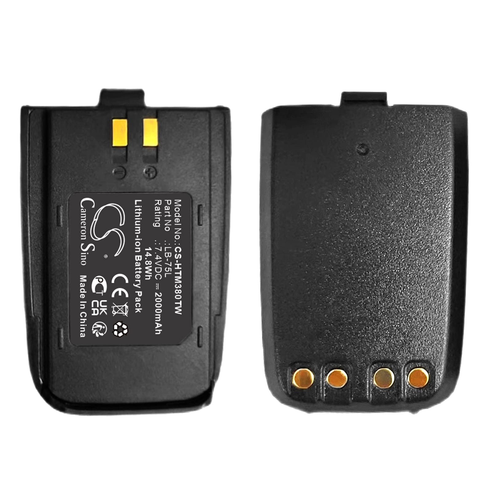 Batteri for Toveis-radio for HYT MD-446, DP-290, MD-380 osv.