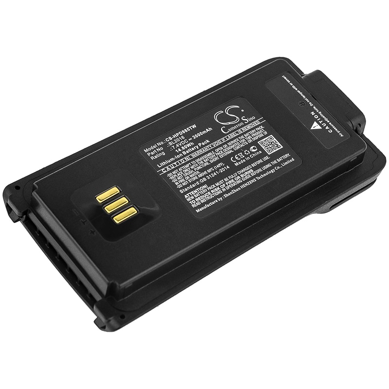 Batteri for Toveis-radio for Hytera PD985, PD985U