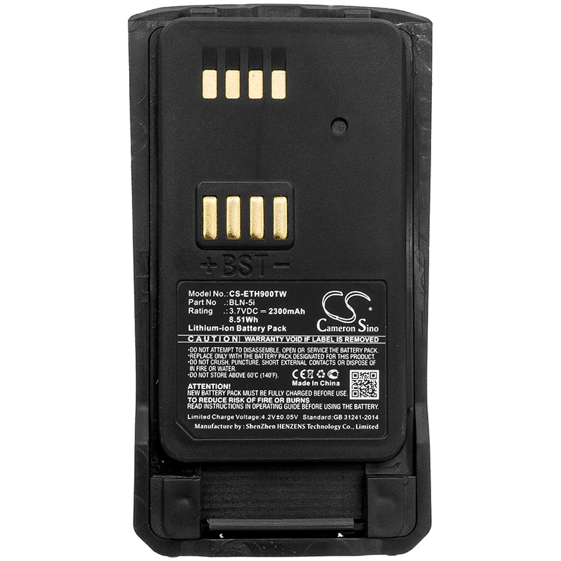 Batteri for Toveis-radio for Airbus THR9, THR9i, THR9 C-30 og andre.