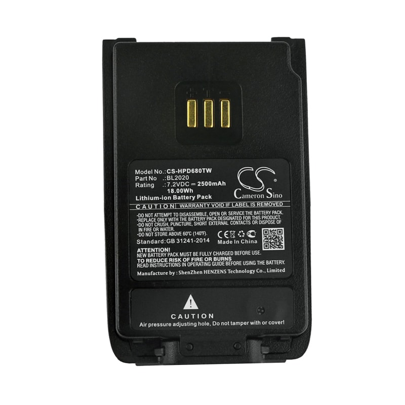 Batteri for Toveis-radio for Hytera PD680 CQST, PD600 UL913, PD660 UL913 og andre.