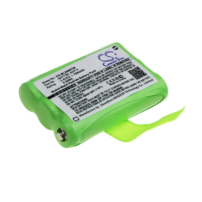 Batteri til Toveis-radio for Midland LXT600, LXT630, X-Talker T51 osv.