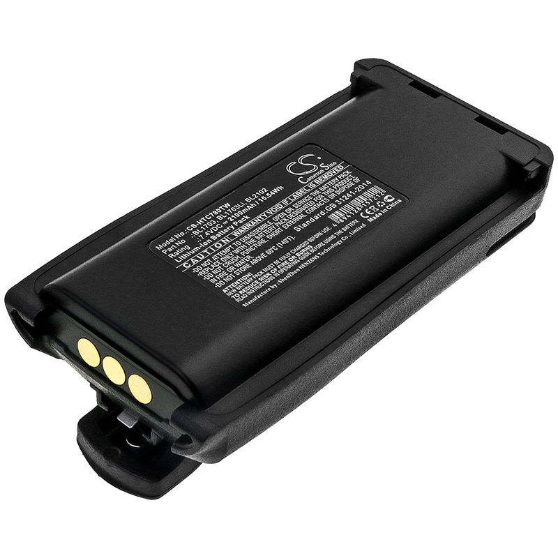 Batteri for Toveis-radio for HYT TC-700, TC-700U, TC-780 osv.