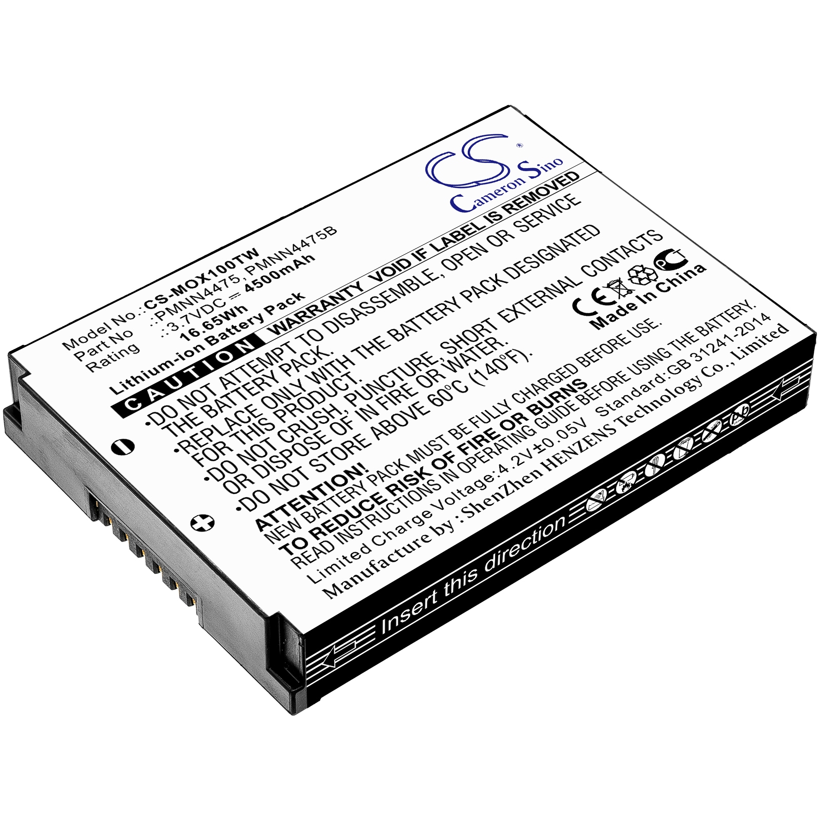 Batteri for Toveis radio for Motorola LEX L10, L10i, L10ig etc.