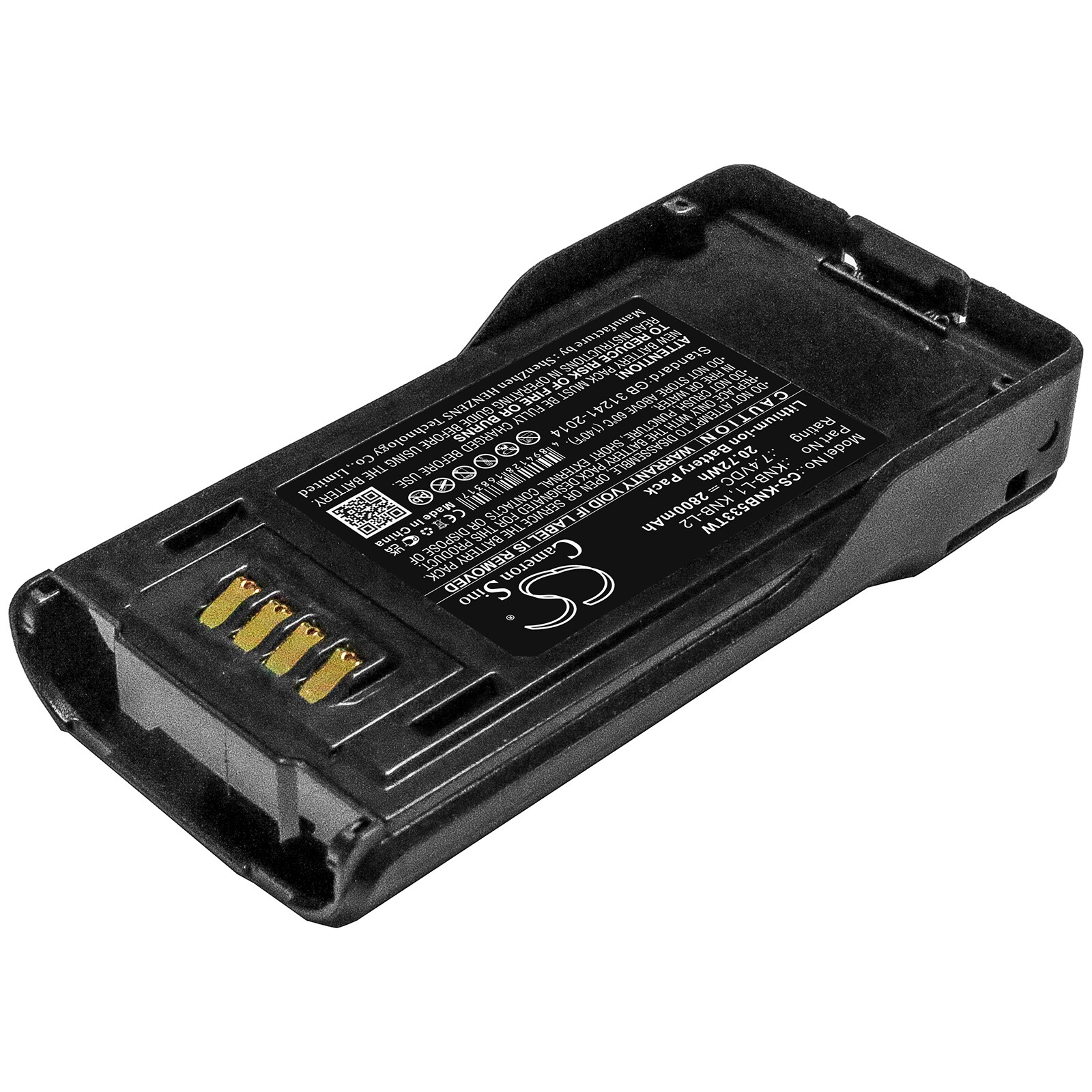 Batteri for Toveis radio for Kenwood P25, TK-5230, TK-5330 etc.