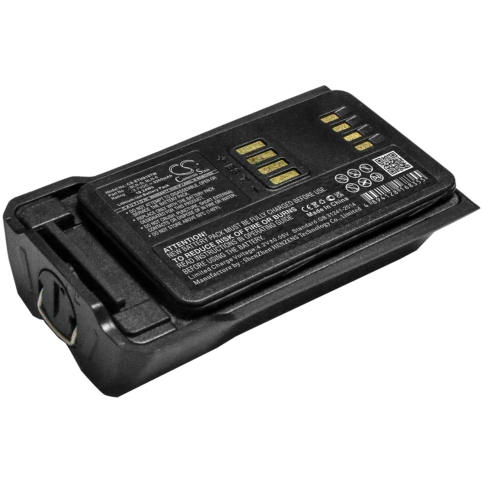 Batteri for Toveis-radio for Airbus THR9, THR9i, THR9 C-30 og andre.