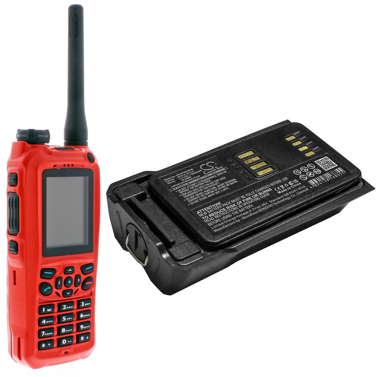 Batteri for Toveis-radio for Airbus THR9, THR9i, THR9 C-30 og andre.