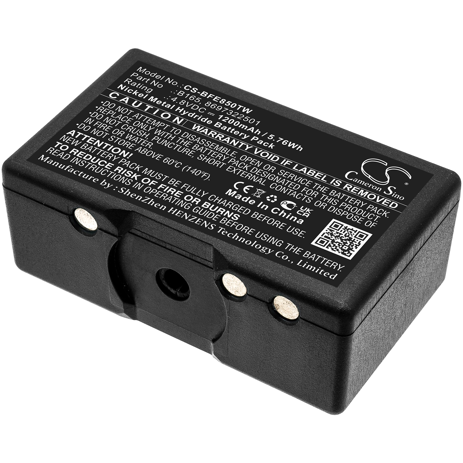 Batteri for Toveis-radio for AEG TELEPORT 9S/10