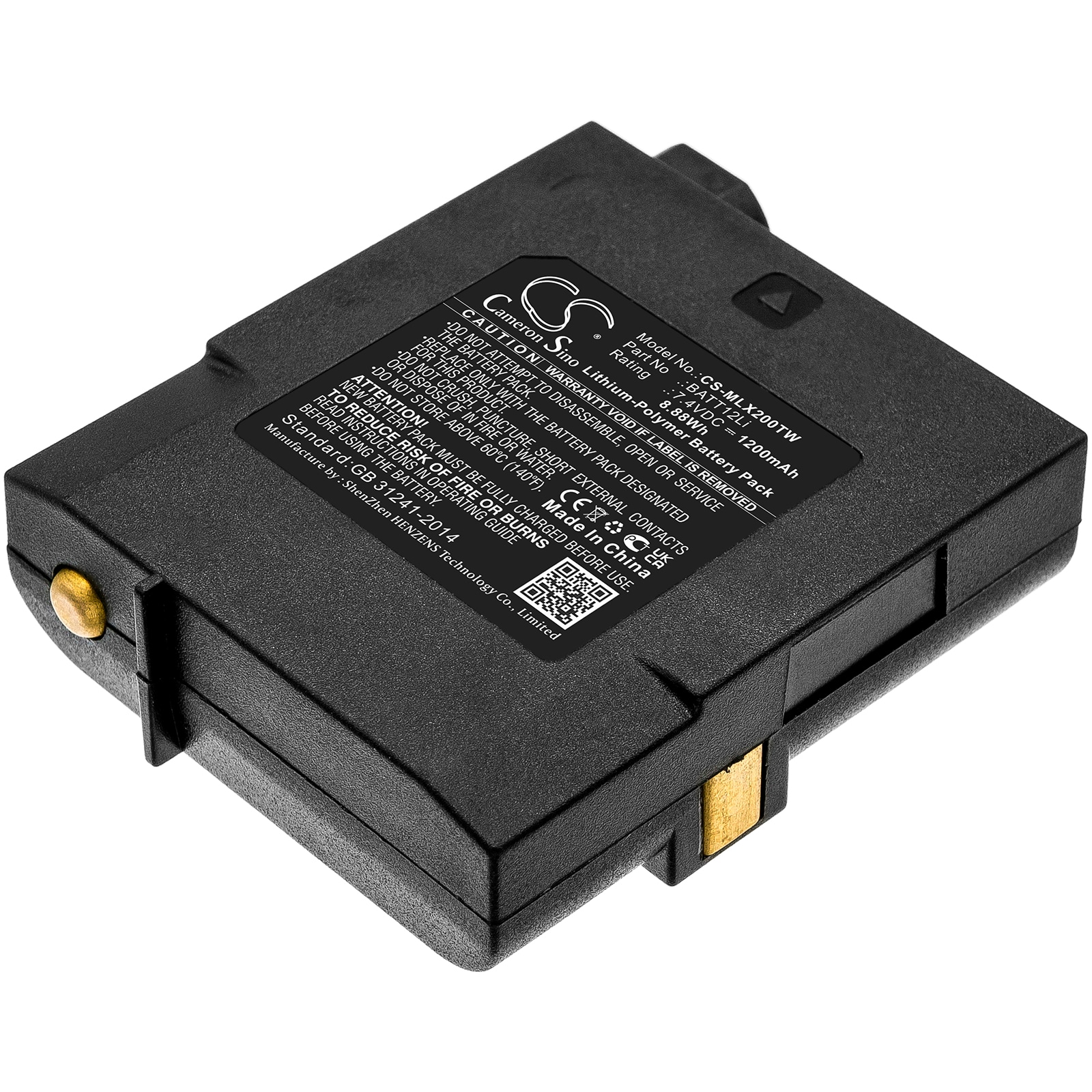 Batteri til Toveis-radio for Midland GXT2000, GXT2050, G7 Pro osv.