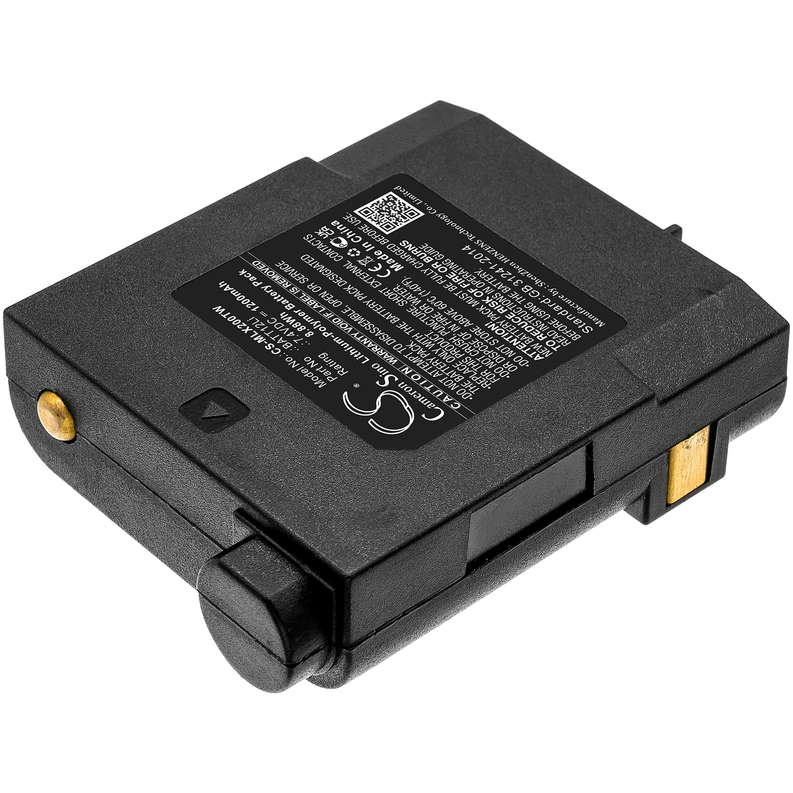 Batteri til Toveis-radio for Midland GXT2000, GXT2050, G7 Pro osv.