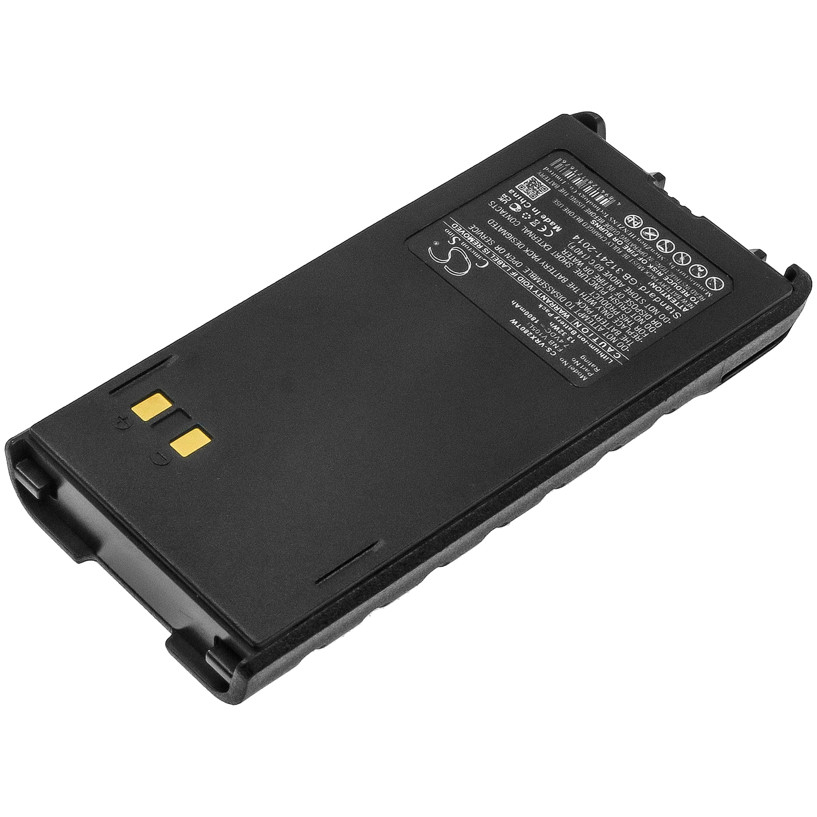 Batteri for Toveis-radio for Vertex HX280S, HX280, HX280E osv.