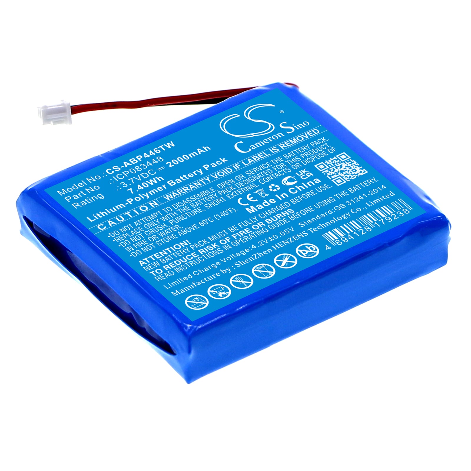 Batteri til Toveis-radio for Midland Albrecht TecTalk Float