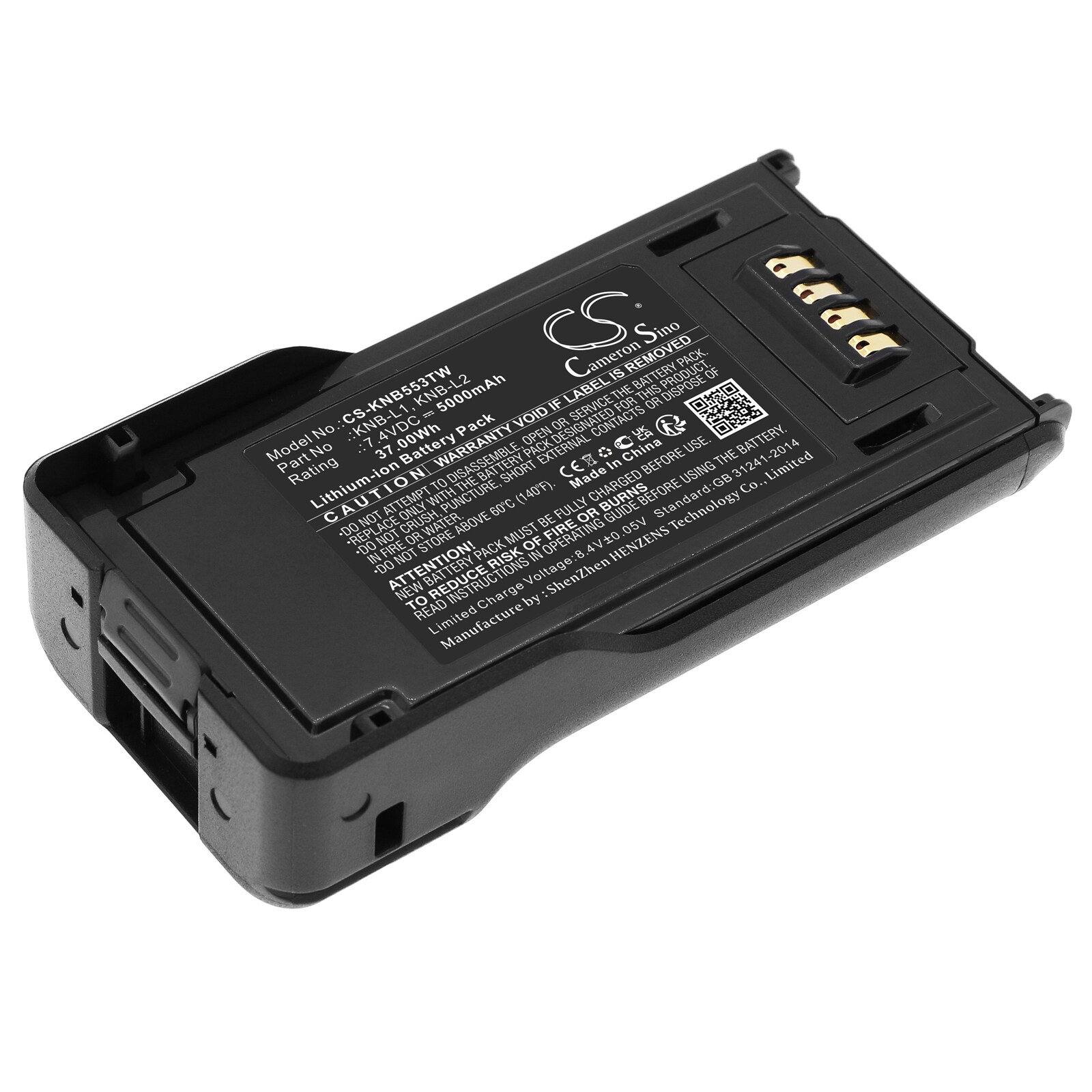 Batteri for Toveis radio for Kenwood P25, TK-5230, TK-5330 etc.