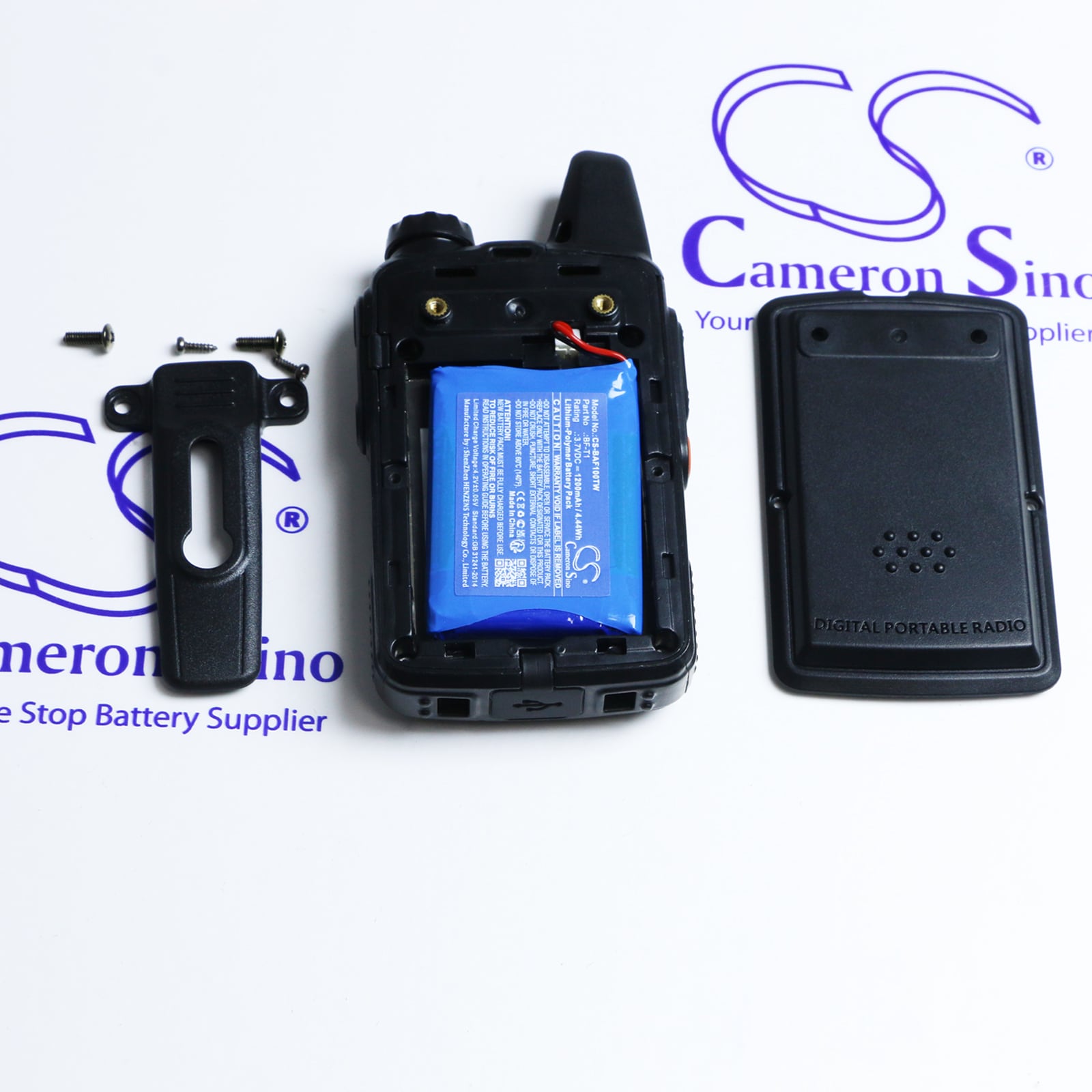 Batteri for Toveis-radio for Baofeng T1, BF-T1, BF-T1 UHF