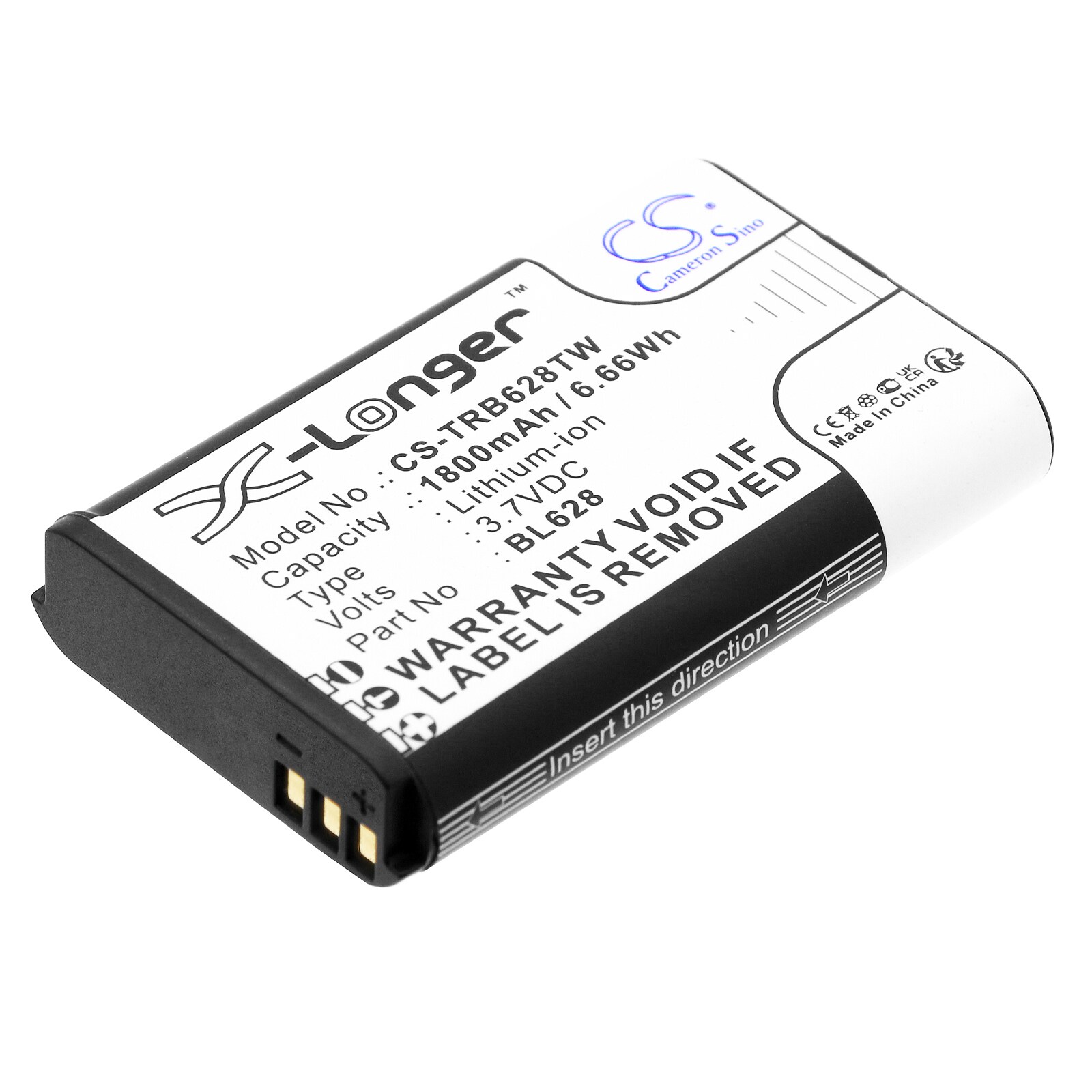 Batteri for Toveis-radio for Retevis RB628