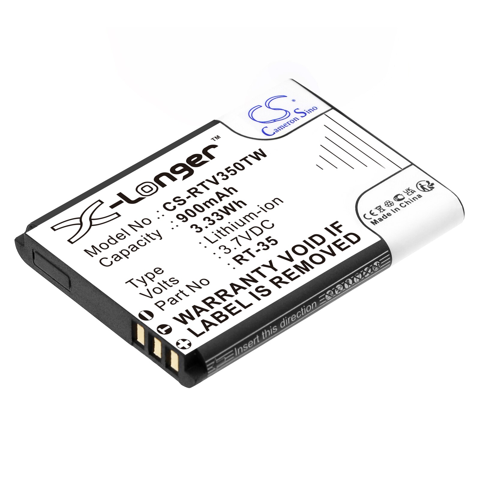 Batteri for Toveis-radio for Retevis RT35