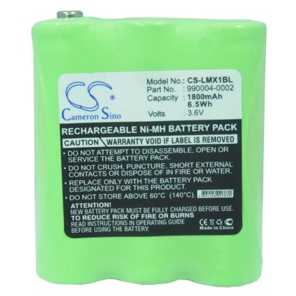 Batteri til strekkodeskanner for PSC 2M, 4M, FALCON TOP GUN 310 osv.