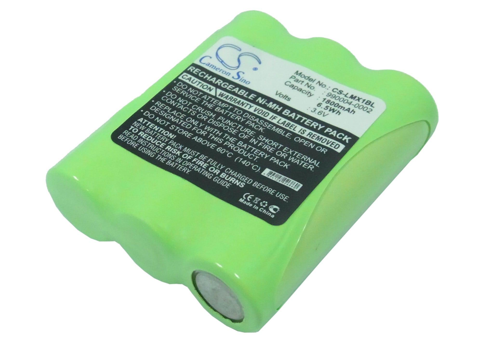 Batteri til strekkodeskanner for PSC 2M, 4M, FALCON TOP GUN 310 osv.