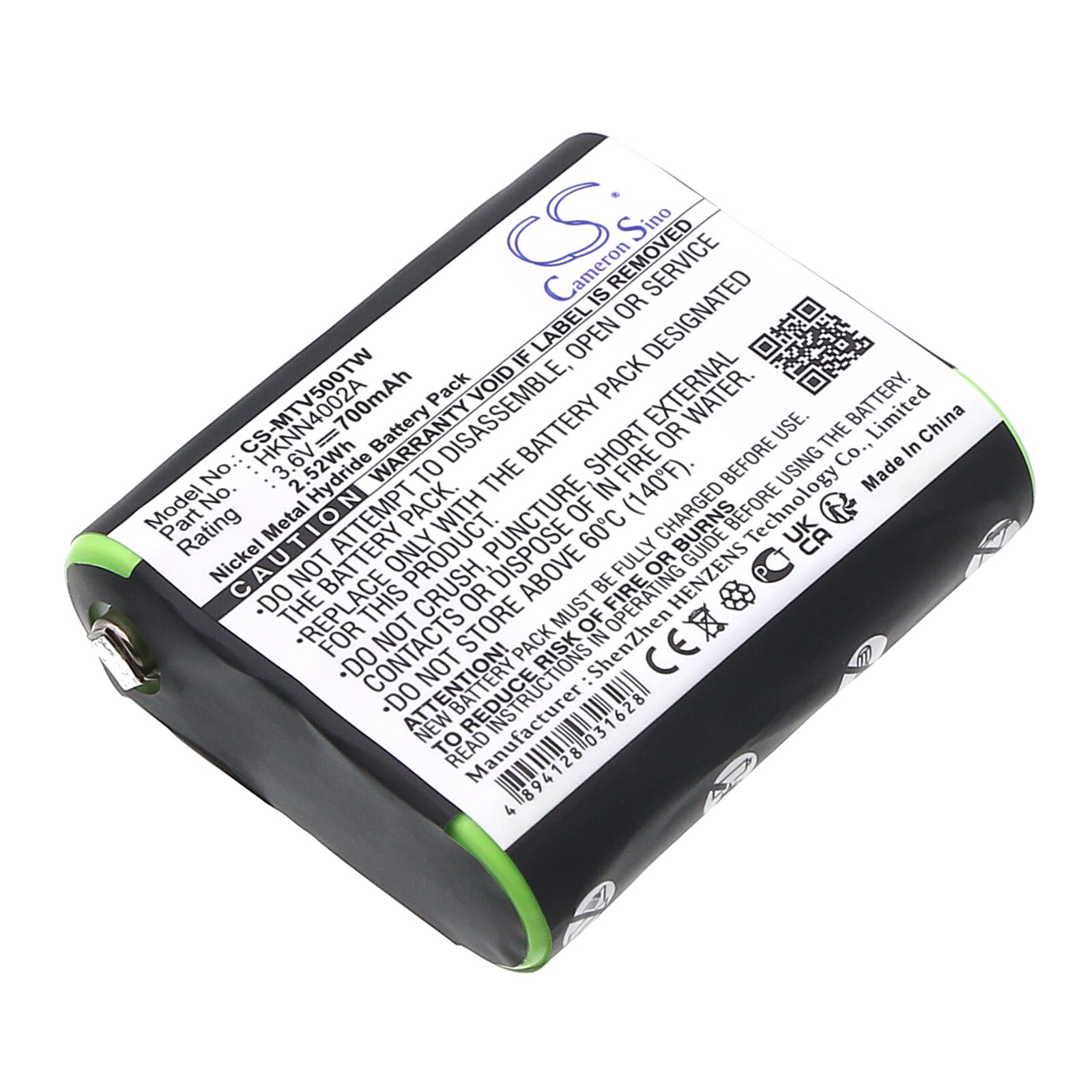 Batteri for Toveis-radio for Motorola TalkAbout T4800, TalkAbout T4900 og andre.