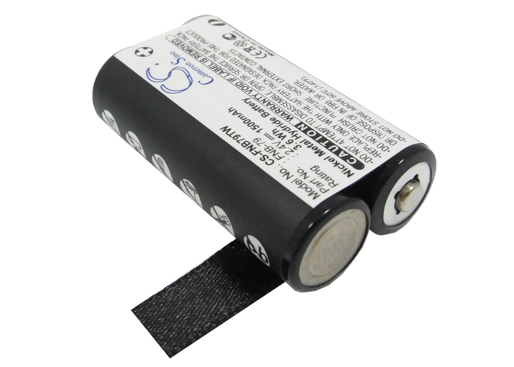 Batteri for toveisradio for YAESU VR-120, VR-120D