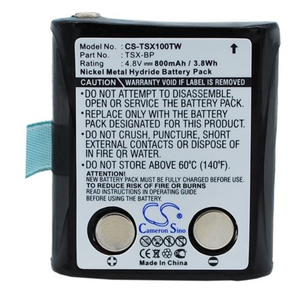 Batteri for Toveis-radio for TriSquare TSX100, TSX300