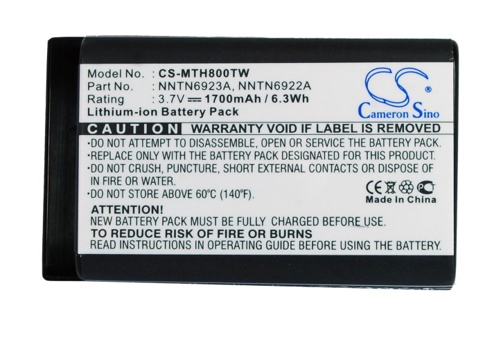 Batteri for Toveis radio for Motorola MTH800, MTH650, DTR550 etc.