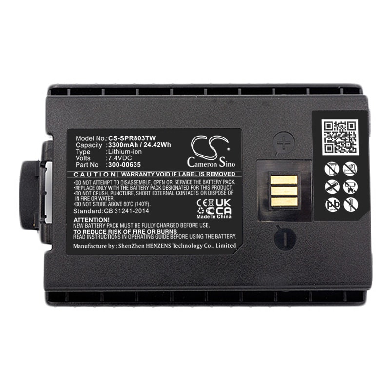 Batteri til Toveis-radio for Sepura STP8000, STS8000, STP8038 og andre.