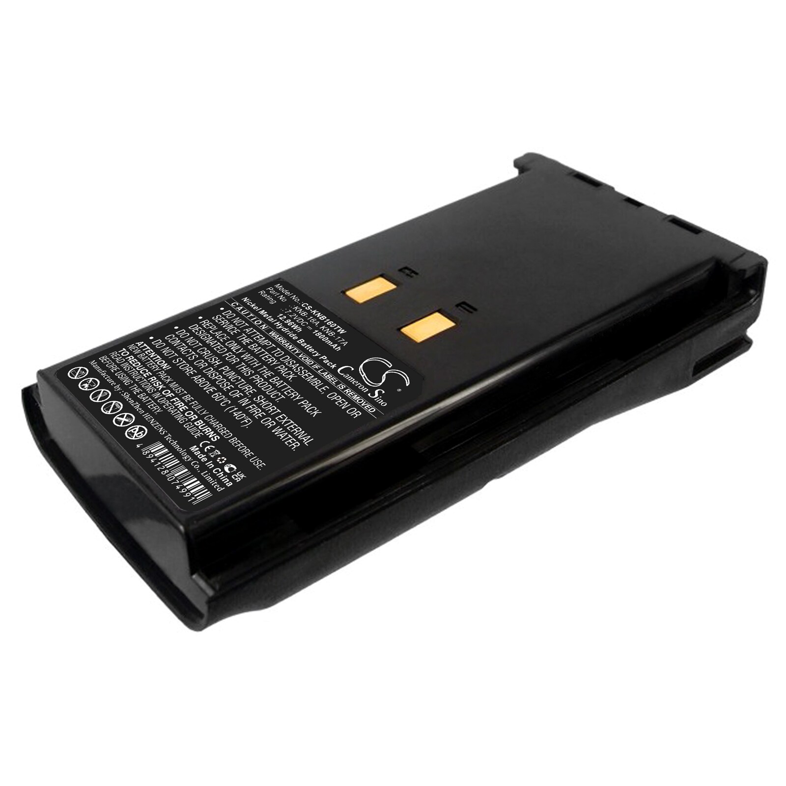 Batteri for Toveis radio for Kenwood TK-180, TK-190, TK-280 etc.