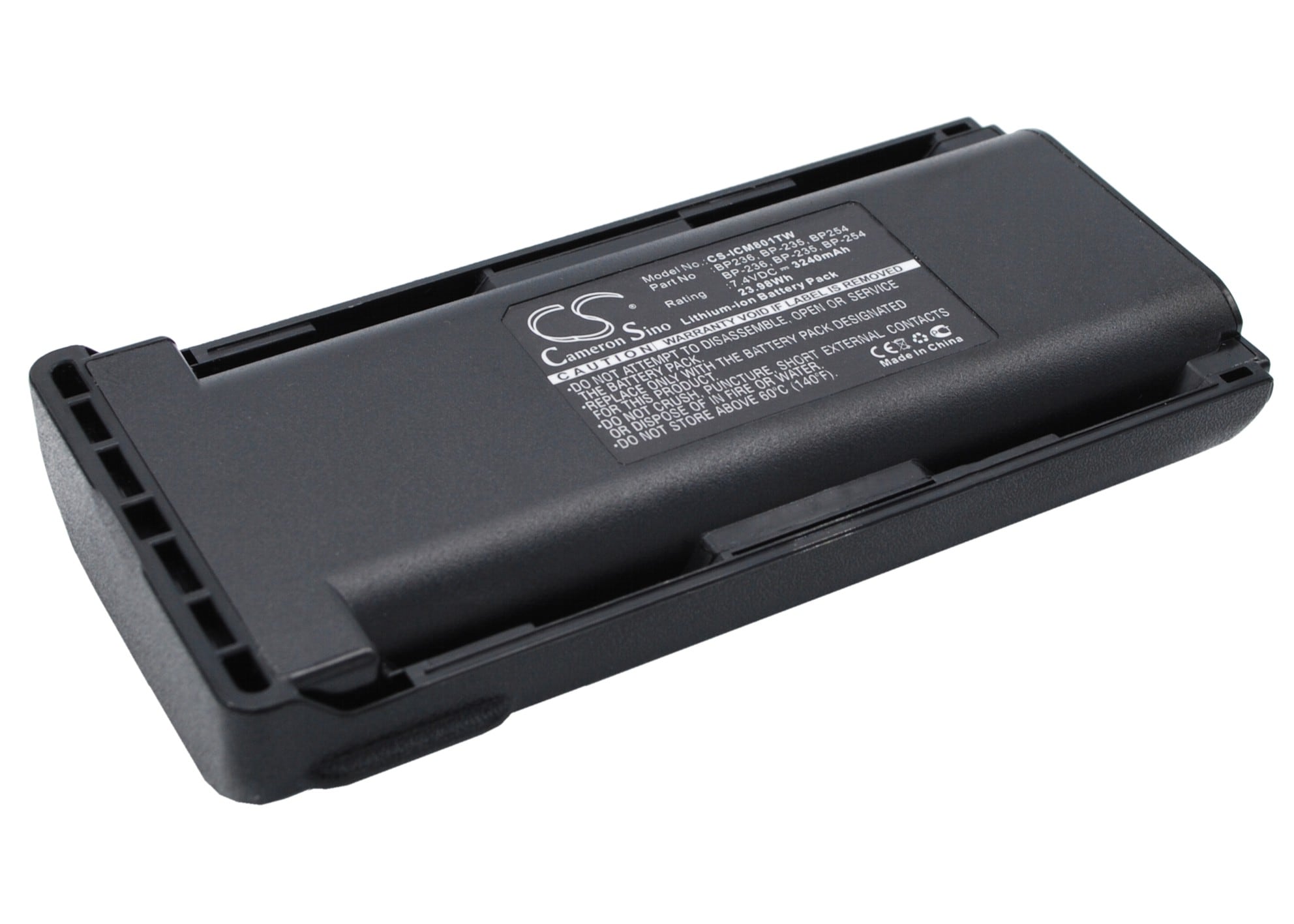 Batteri for toveisradio for ICOM IC-F70, IC-F80, IC-F70D osv.